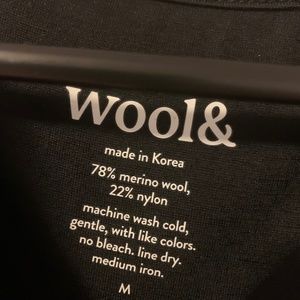 M wool& Rowena Merino Wool Dress in Black